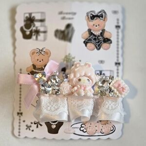 Cute Bear-Themed Hair Clip